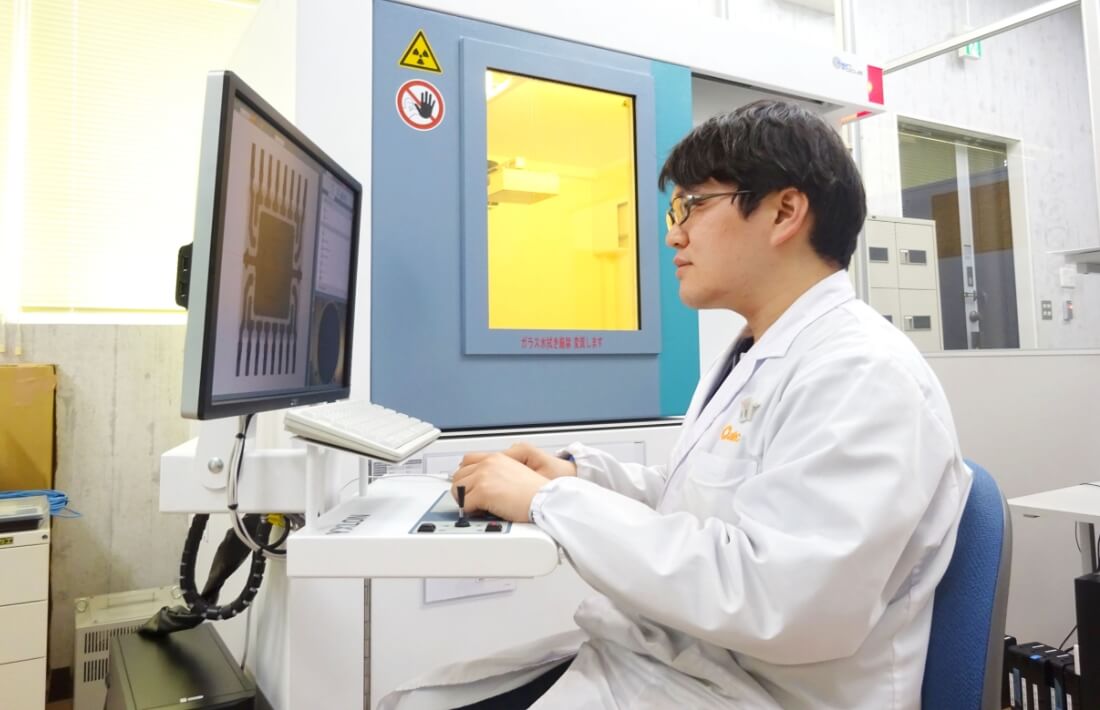 前田 錦吾の仕事風景